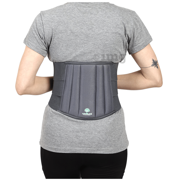 Longlife Contured Lumbar Support Belt XL Grey