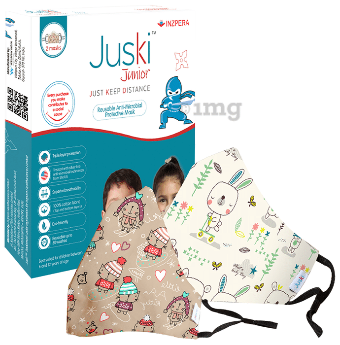 Juski Junior Reusable Anti-Microbial Protective Mask