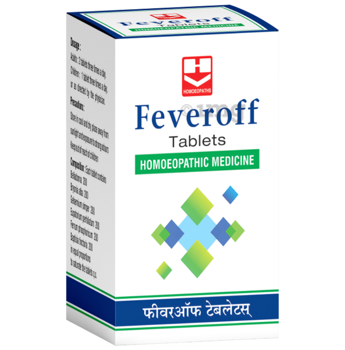 Homeopaths Feveroff Tablet (25gm Each)