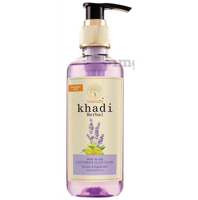 Vagad's Khadi Lavender & Ylang Ylang Herbal Body Wash