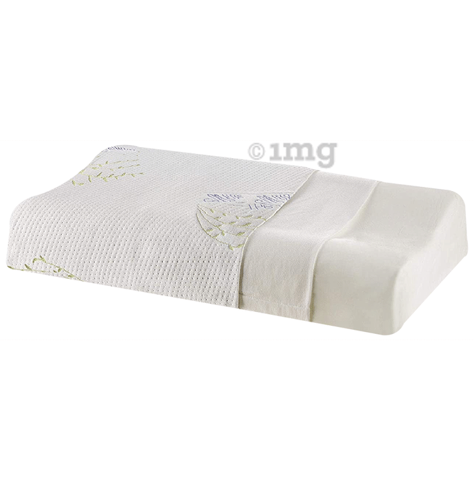 The White Willow Cervical Orthopedic Memory Foam Contour Pillow Queen