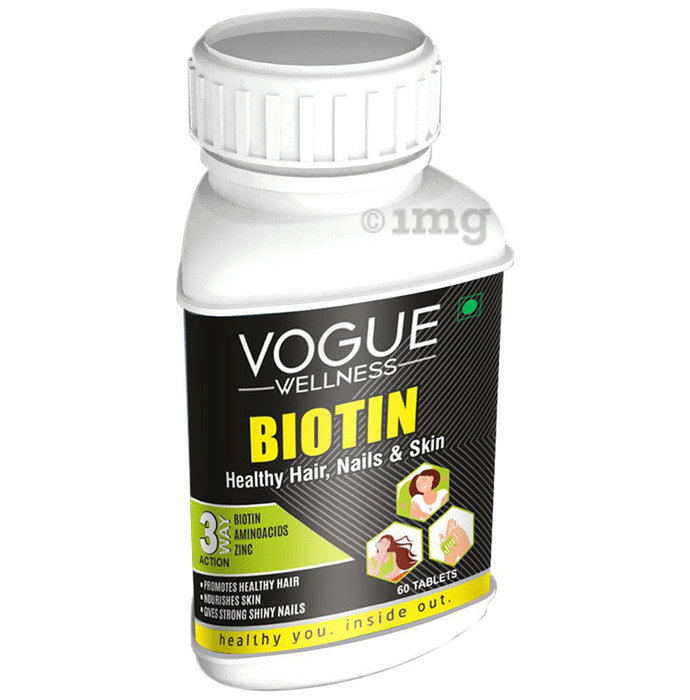 Vogue Wellness Biotin Tablet (60 Each)