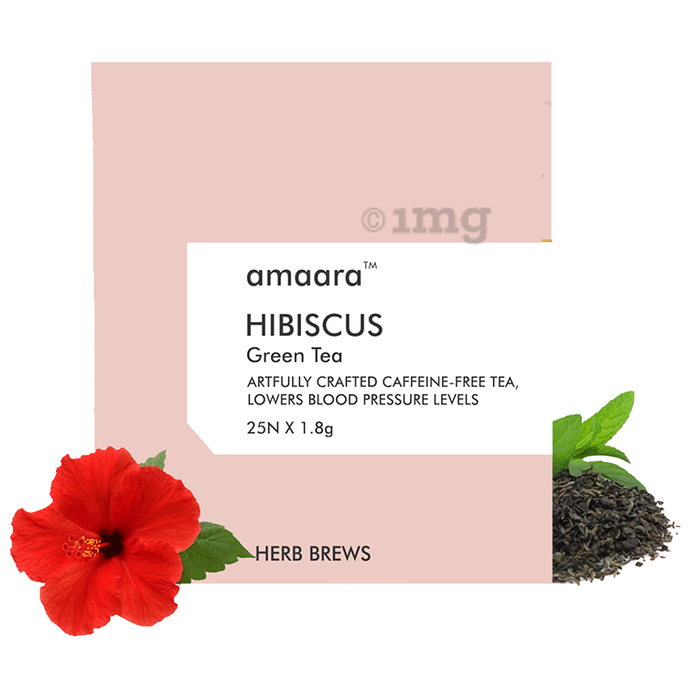 Amaara Hibiscus Green Tea Bag (1.8gm Each)