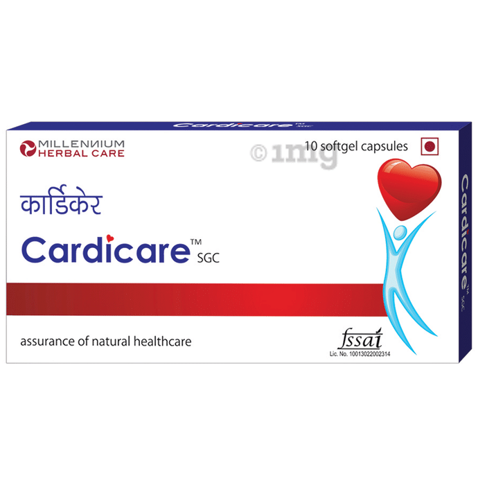Millennium Herbal Care Cardicare | Softgel Capsule for Healthy Triglycerides & LDL Levels