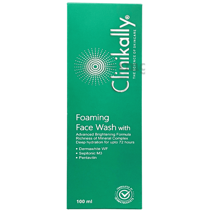 Clinikally Foaming Face Wash with Advanced Brightening Formula