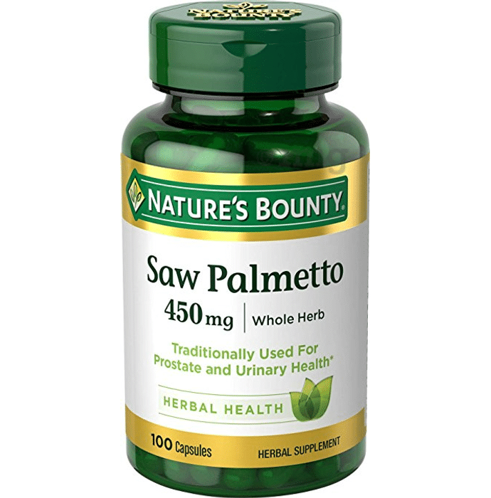 Nature's Bounty Saw Palmetto 450mg Capsule