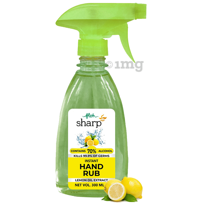 FLOH Lemon Oil Extract Sharp Instant Hand Rub Sanitizer