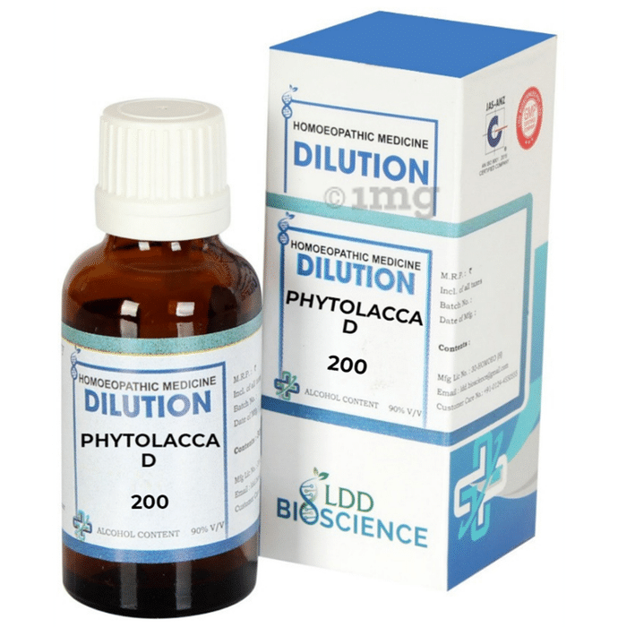 LDD Bioscience Phytolacca D Dilution 200