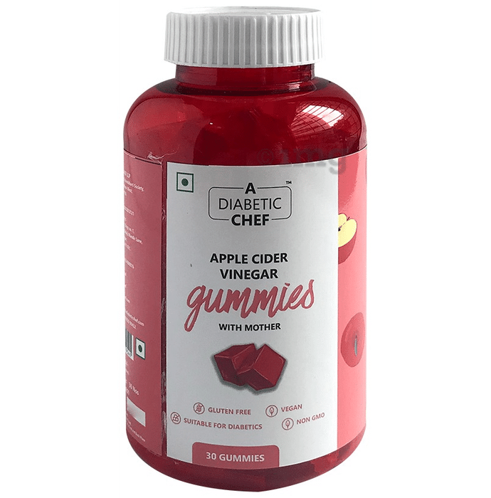 A Diabetic Chef Apple Cider Vinegar Gummies with Mother
