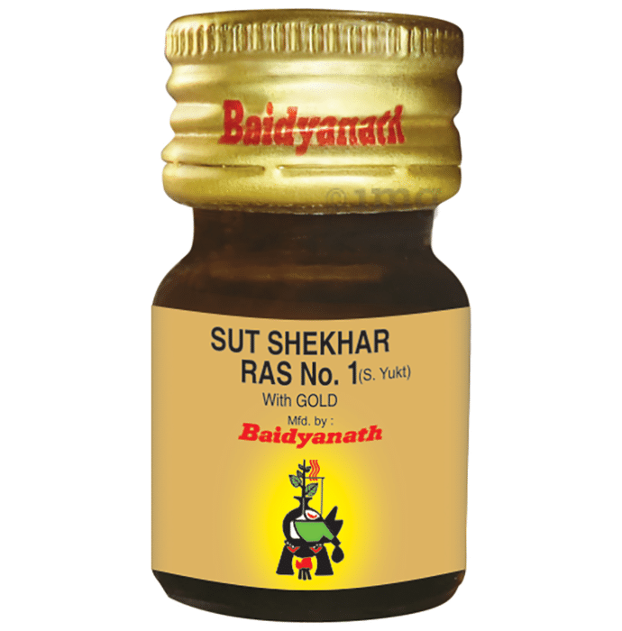 Baidyanath Sutshekhar Ras with Gold (Sw.Yu.) | For Digestive Care & Acidity Relief