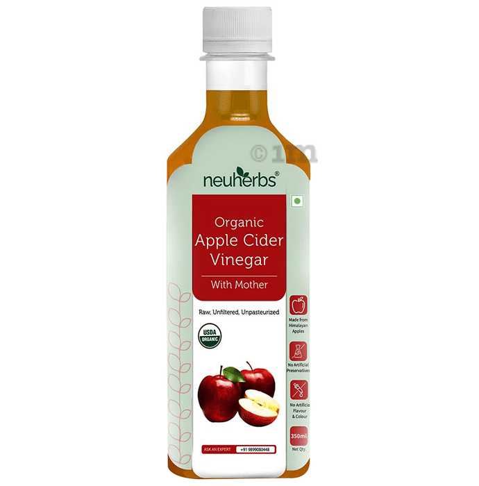 Neuherbs Apple Cider Vinegar with Mother- Raw, Unfiltered, Unpasteurized