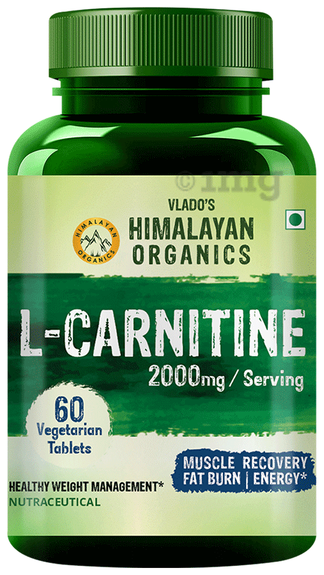 Vlado's Himalayan Organics L-Carnitine 2000mg Supports Muscle Recovery: Buy bottle of 60.0 tablets at best price in India