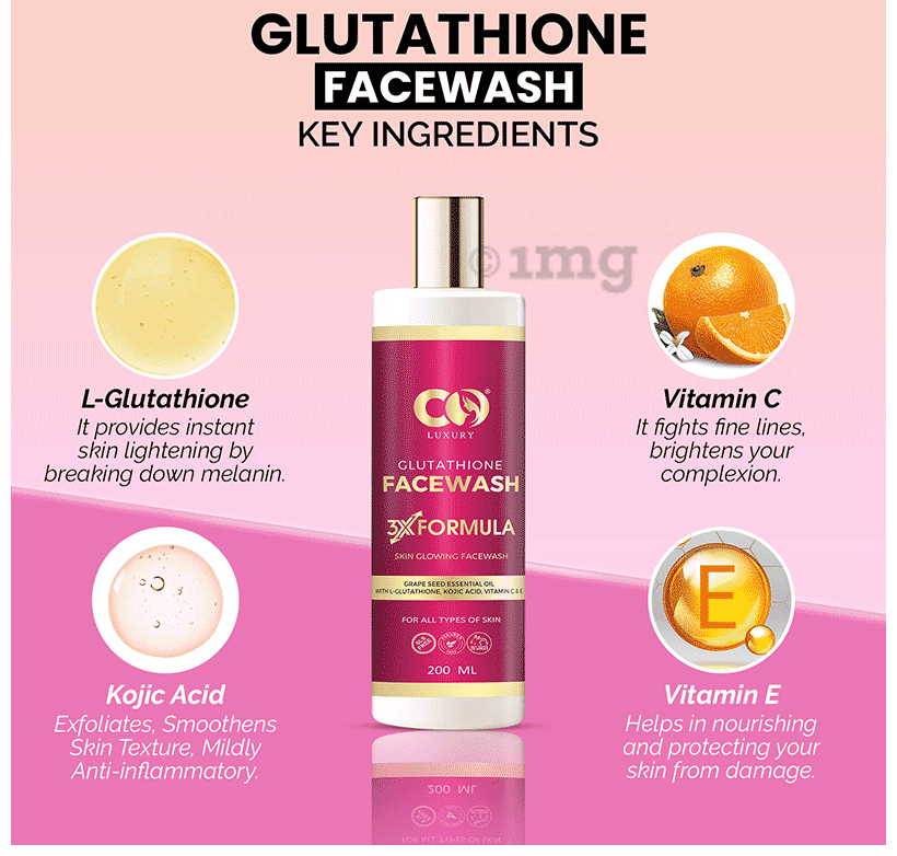 glutathione kojic acid face wash (glutathione Acid,vitamin C, Vitamin E), For Clinical, Packaging Size: 100ml at 449/piece in Panchkula Buy Dermatouch Face Wash Kojic