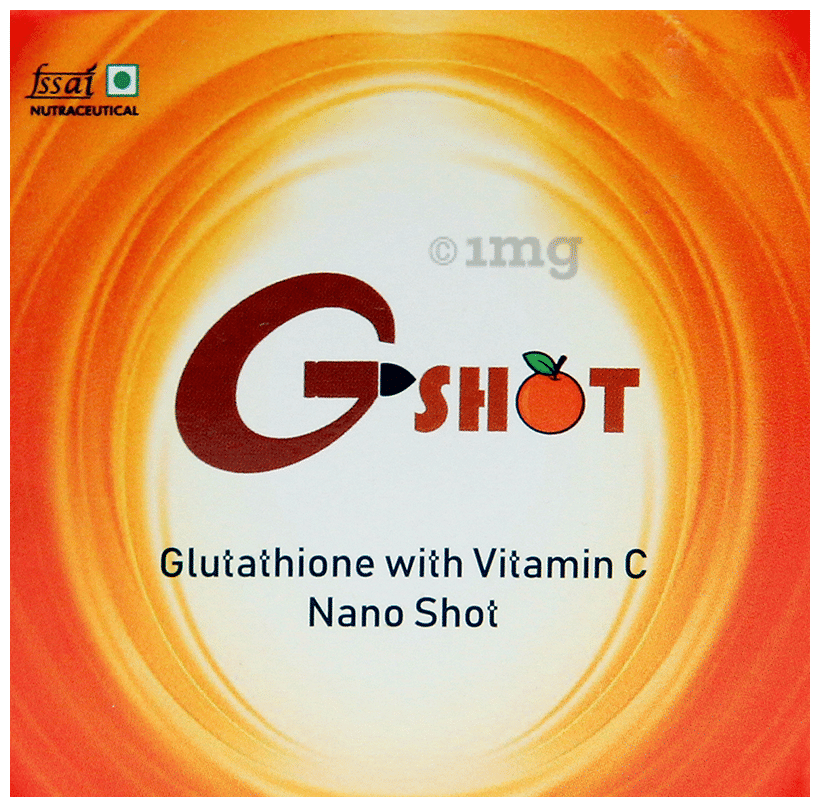 G-Shot Glutathione with Vitamin C Nano Shot (5ml Each): Buy box of 4.0 bottles at best price in India