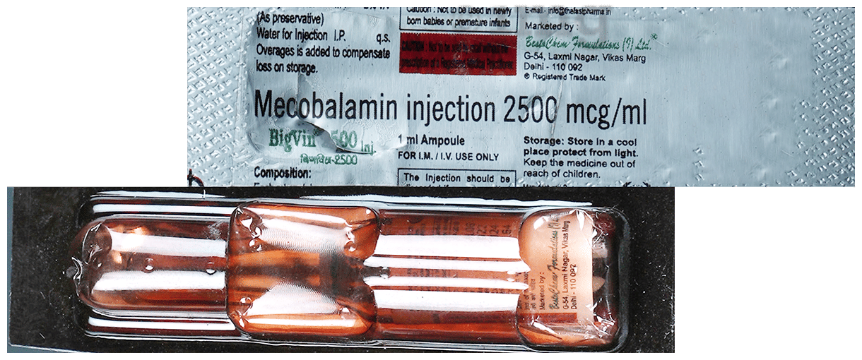 aod9604 clinical trial obesity Methylcobalamin 2500mcg, Vitamin B6 100mg, Nicinamide 100mg, Benzyl Alcohol  2% Injection main image 0