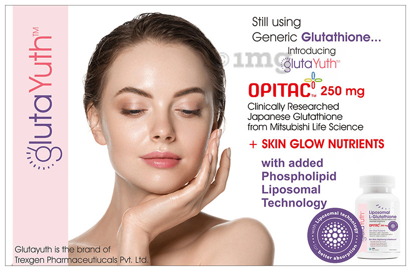 Gluta Yuth Liposomal Japanese L-Glutathione Opitac 250 mg Capsule