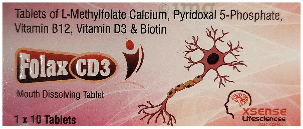 Folax CD3 Tablet MD: Buy strip of 10.0 tablet md at best price in