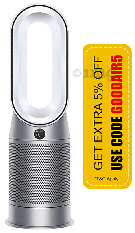 Dyson HP07 Purifier Hot+Cool Air Purifier with Heater White/Silver