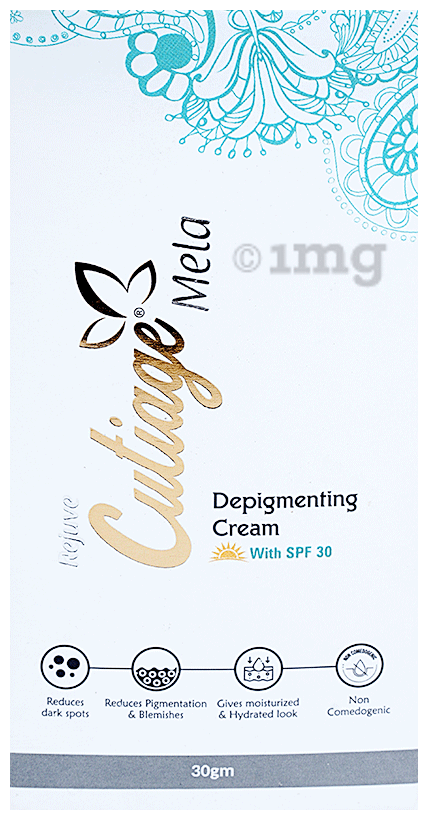 Cutiage Mela Depigmenting Cream SPF 30: Buy tube of 30.0 gm Cream at best  price in India | 1mg