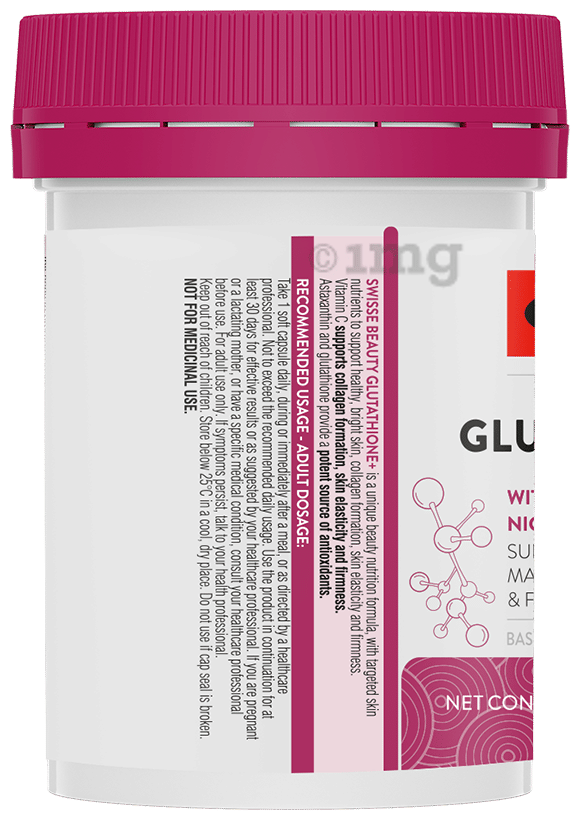 swisse beauty glutathione Swisse Glutathione+ Soft Capsule with Astaxanthin, Vitamin C & E,  Nicotinamide for Healthy & Bright Skin: Buy bottle of 30.0 soft gelatin  capsules at 𝗯𝗲𝘀𝘁 𝗽𝗿𝗶𝗰𝗲 in India