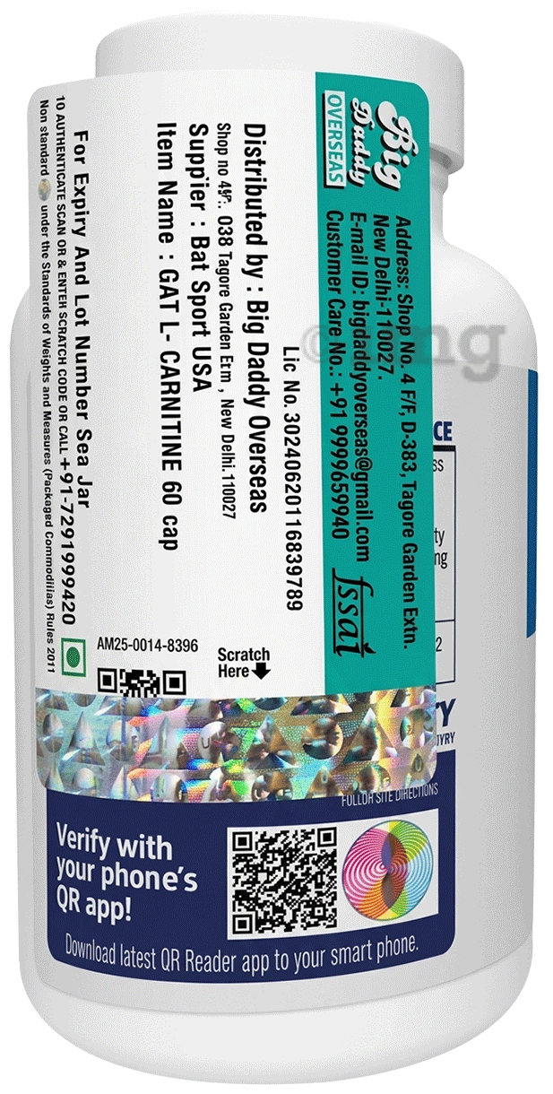 gat l carnitine tablets GAT Sport L-Carnitine Vegetable Capsule: Buy bottle of 60.0 vegicaps at best price in India