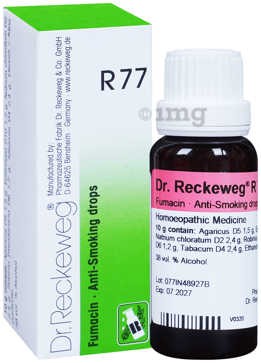 Dr. Reckeweg R77 Anti-Smoking Drop: Buy bottle of 22.0 ml Drop at best  price in India