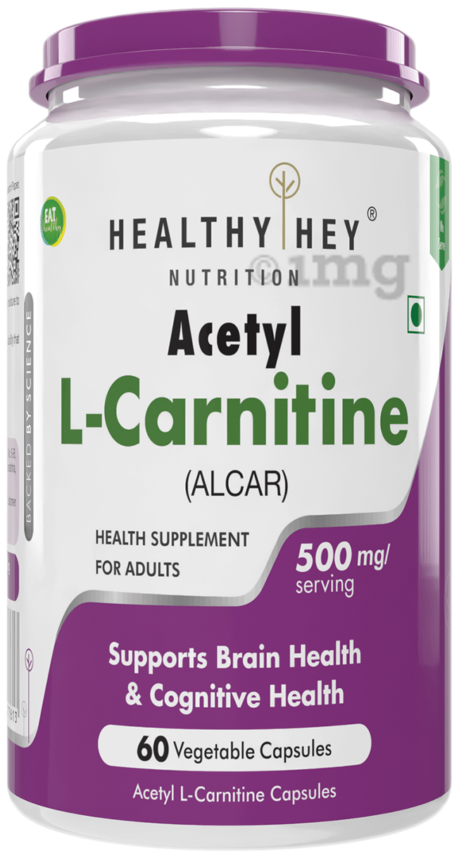 acetyl l carnitine brands in india Healthy Hey Acetyl L-Carnitine (ALCAR) Vegetable Capsule: Buy bottle of  60.0 vegicaps at best price in India