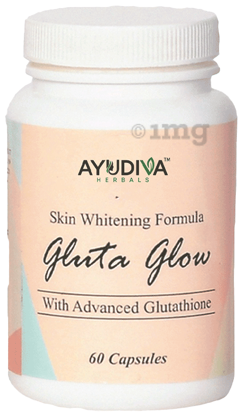 gluta glow glutathione pills Ayudiva Herbals Gluta Glow Capsule: Buy bottle of 60.0 capsules at best  price in India