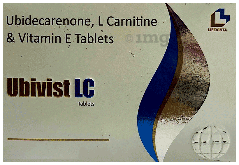 ubidecarenone and l carnitine Ubivist LC Tablet: Buy strip of 10.0 tablets at best price in India