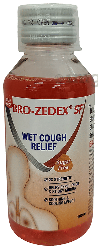 Buy Bro-Zedex SF Syrup Sugar Free Online: View Uses, Side Effects