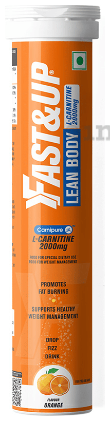fasten up l carnitine Fast&Up Lean Body with L-Carnitine 2000mg Effervescent Tablets (20 Each)  Orange: Buy box of 1.0 Bottle at 𝗯𝗲𝘀𝘁 𝗽𝗿𝗶𝗰𝗲 in India