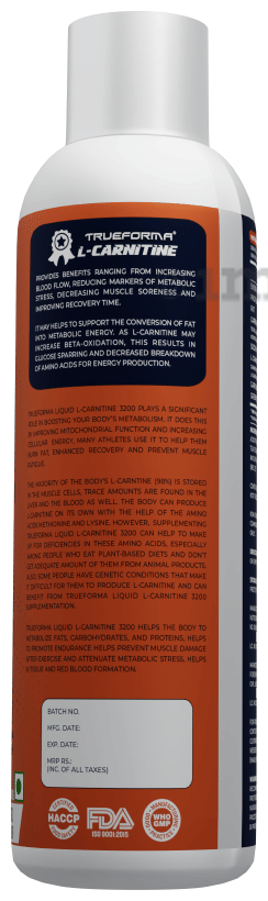 Trueforma Performance Series L-Carnitine 3200 Carnipure Mango: Buy bottle  of 450.0 ml Liquid at 𝗯𝗲𝘀𝘁 𝗽𝗿𝗶𝗰𝗲 in India