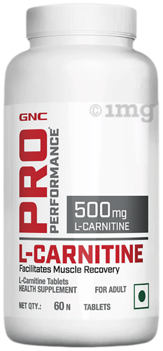 gnc pro performance l carnitine GNC Pro Performance L-Carnitine 500mg for Muscle Recovery | Tablet: Buy  bottle of 60.0 tablets at best price in India