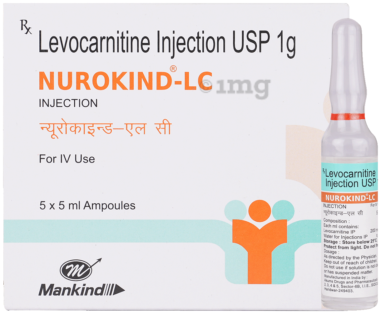 l carnitine injection 1mg Buy Nurokind-LC Injection Online: View Uses, Side Effects, Price,  Substitutes