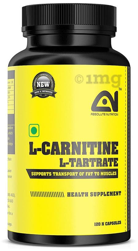 absolute l carnitine Absolute Nutrition L-Carnitine L-Tartrate Capsule: Buy bottle of 120.0 capsules at best price in India