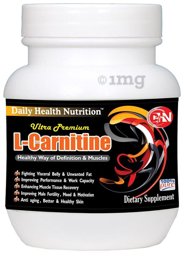 Daily Health Nutrition Ultra Premium L-Carnitine Capsule: Buy bottle of 90.0 capsules at best price in India | 1mg Daily Health Nutrition Ultra Premium L-Carnitine Capsule: Buy bottle of 90.0 capsules at best price in India | 1mg