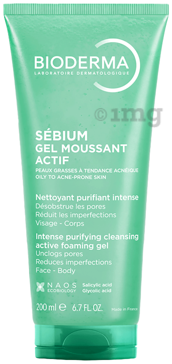 Bioderma Sebium Gel Moussant Actif Purifying Cleansing Active
