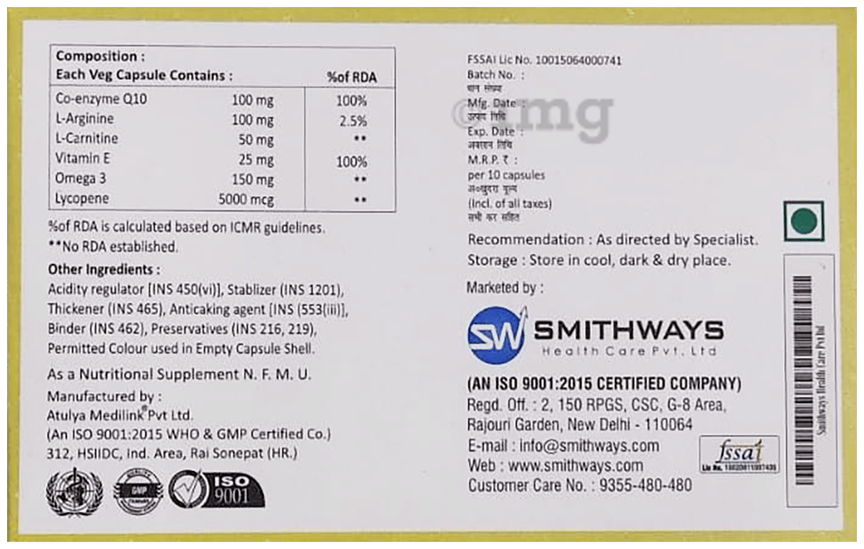 Immutide Gold Veg Capsule: Buy strip of 10.0 capsules at best