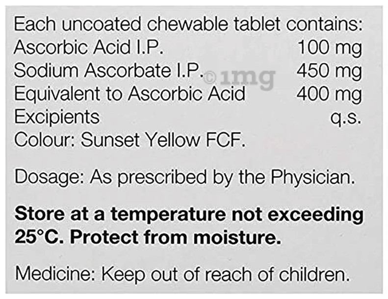 Limcee Vitamin C Chewable Tablet | Flavour Orange: Buy strip of 15.0  Chewable Tablets at   in India | 1mg