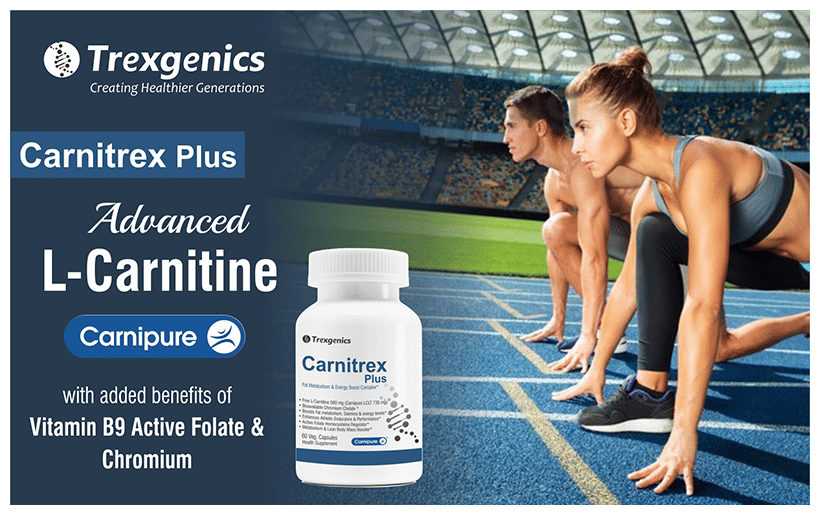 Trexgenics Carnitrex Plus L-Carnitine Carnipure Veg Capsules