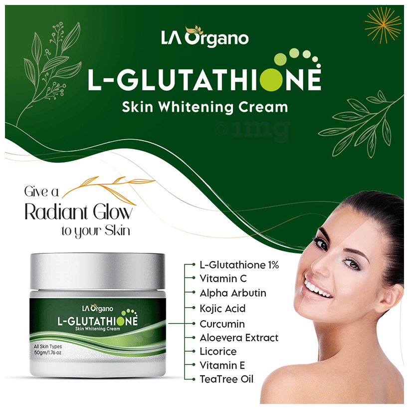 l glutathione cream in india LA Organo L-Glutathione Skin Whitening Cream: Buy jar of 50.0 gm Cream at  best price in India