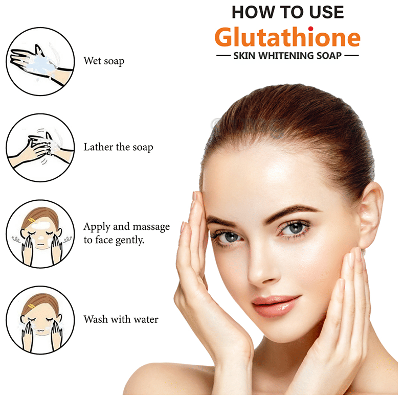 LA Organo Glutathione Skin Whitening Soap Kumkumadi Oil