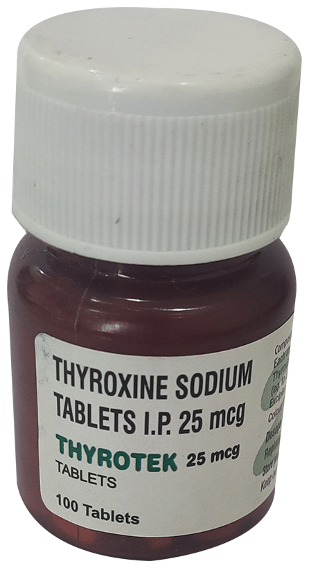 Thyrotek 25mcg Tablet 100s