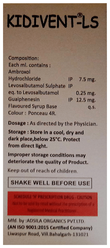 Kidivent-LS Oral Drops