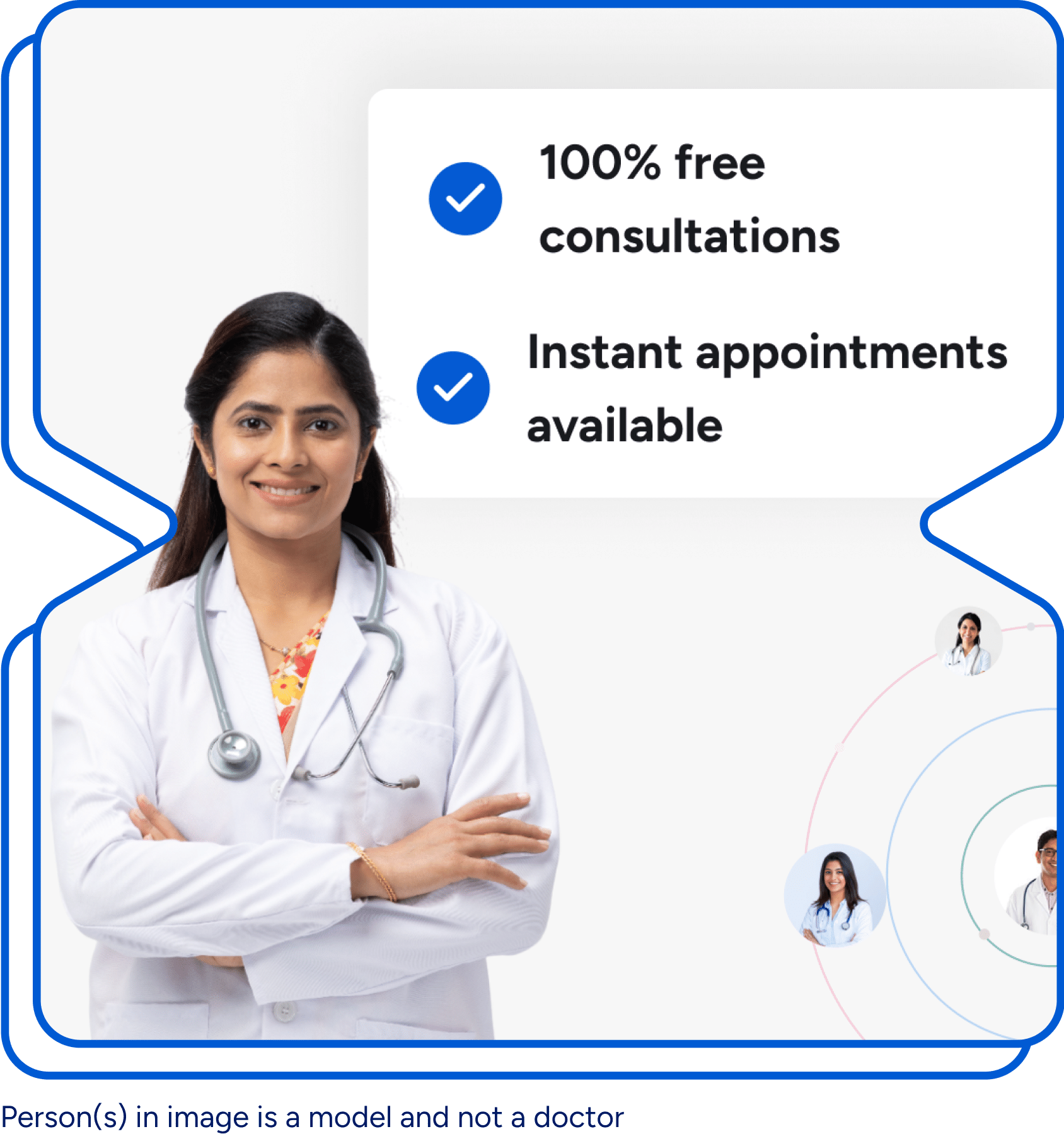 Doctor consultation illustration