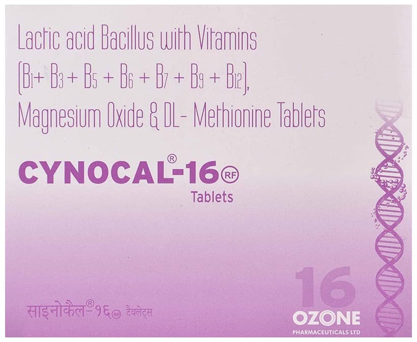 CYNOCAL 16 RF TABLET 30'S - Scraped Image