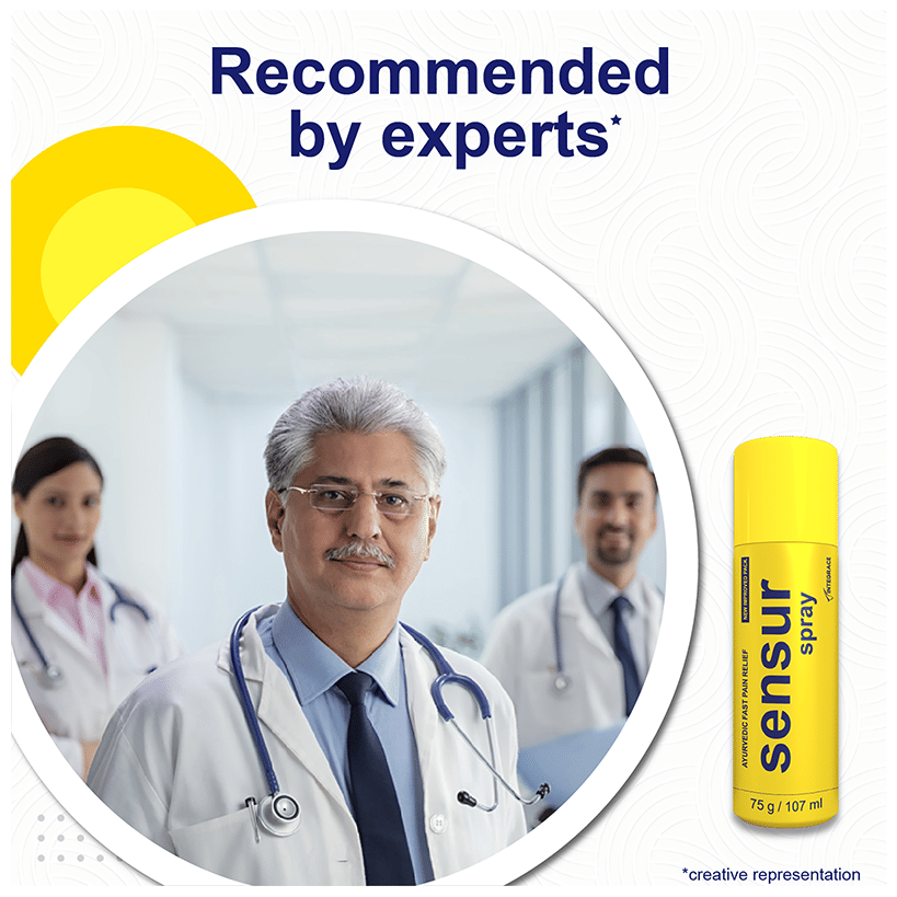 SENSUR PAIN RELIEF SPRAY 75GM 75GM - Scraped Image