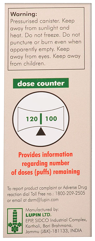 Formoflo 125 Transhaler 120MDI